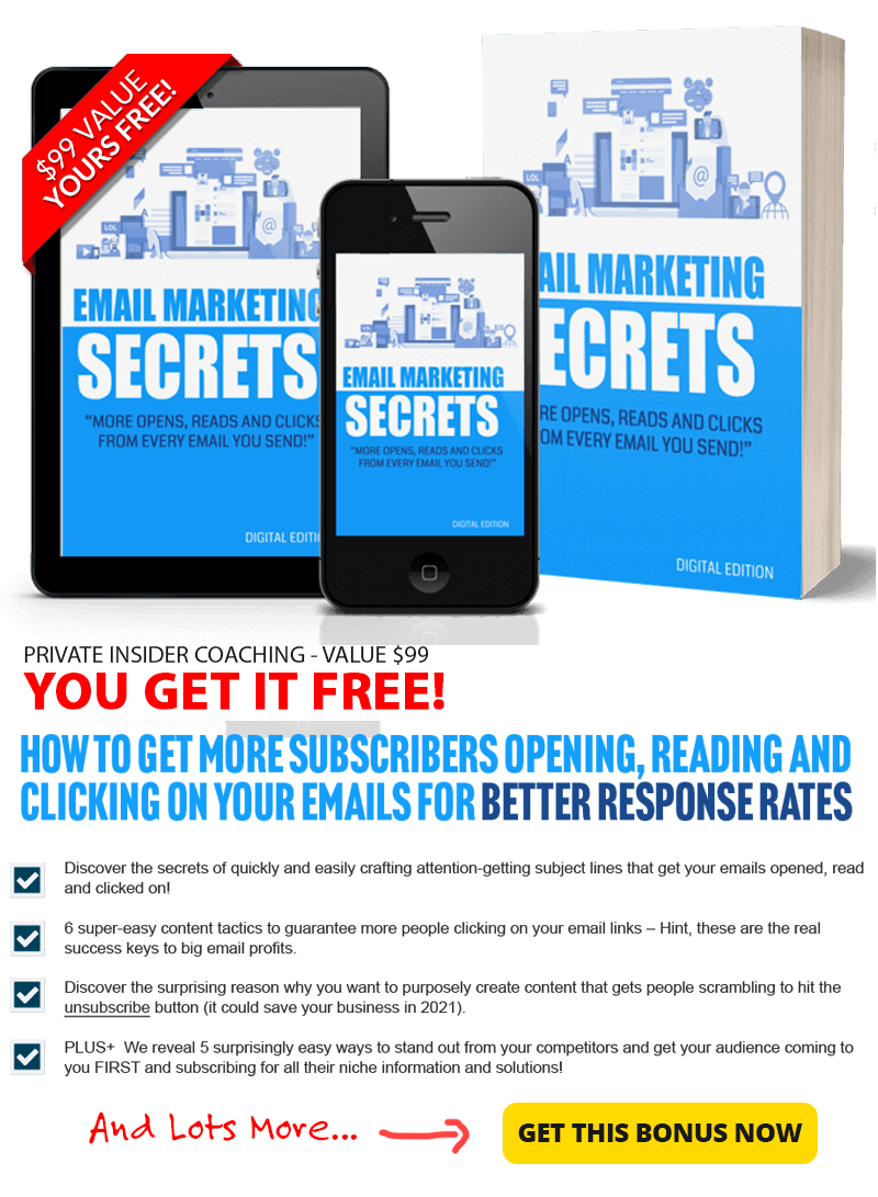 Email Marketing Secrets bonus for Flip Guardian